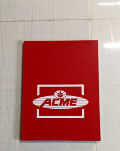 Acme Acrylic Sign